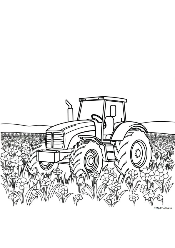 Traktor Kolorowanka Do Druku