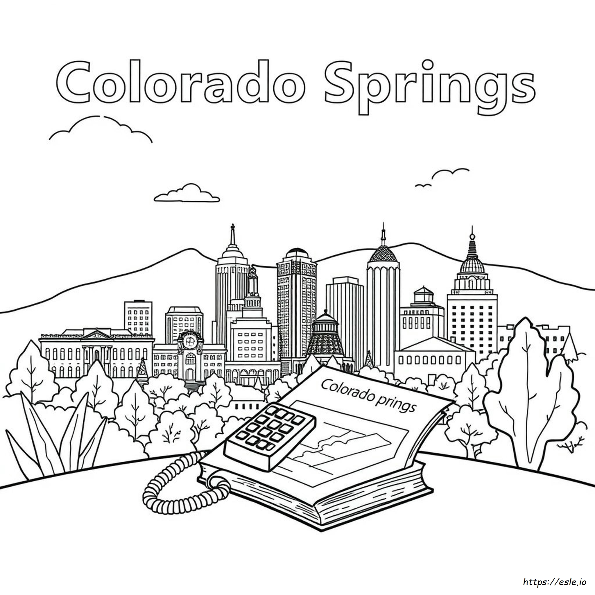 Lista Telefônica De Colorado Springs - Páginas Brancas