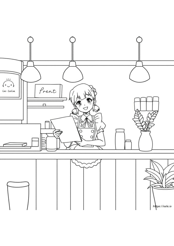Maid Sama Kolorowanki