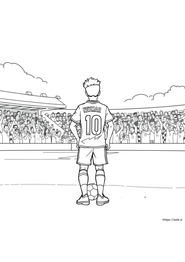 Neymar Jr Ausmalbilder
