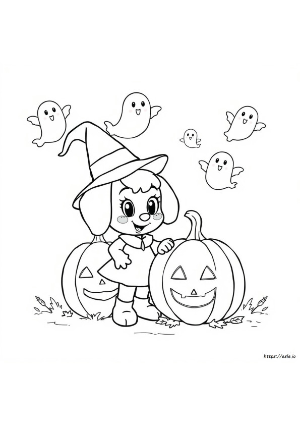 Bluey Halloween Kleurplaten Pdf