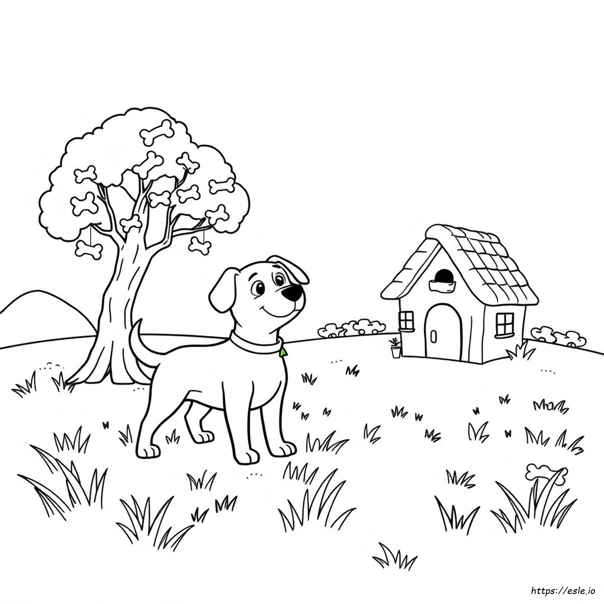 Doggyland Coloring Pages Printable