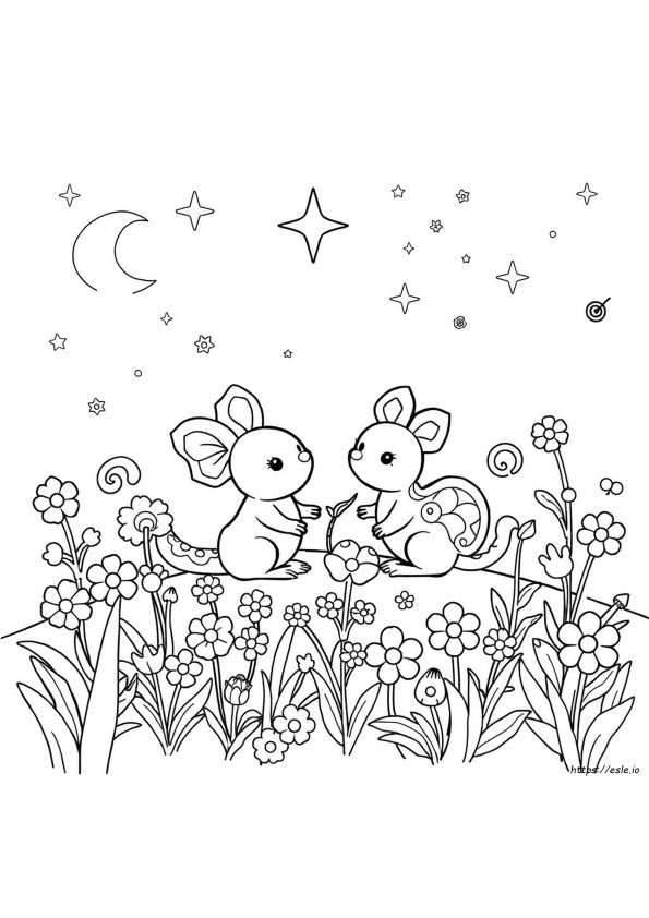 In The Night Garden Színezőképek