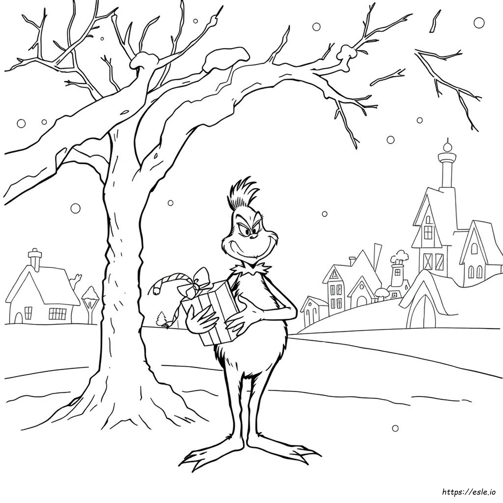 Dr Seuss Grinch Coloring Pages