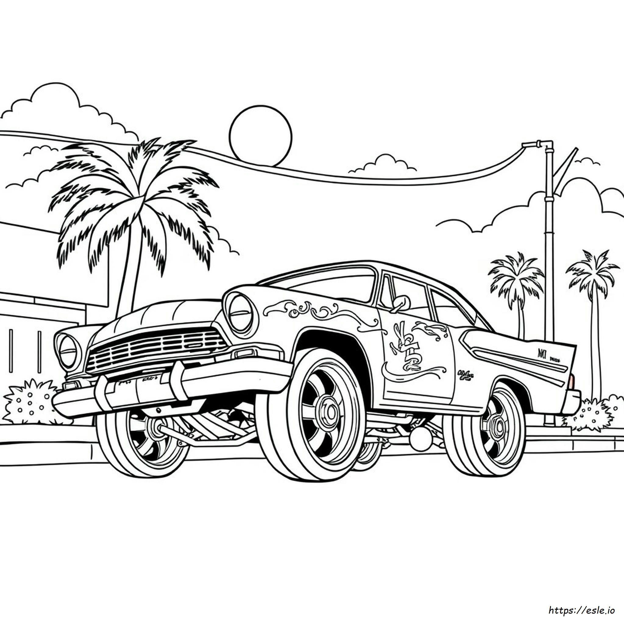 Lowrider Coloring Sheets