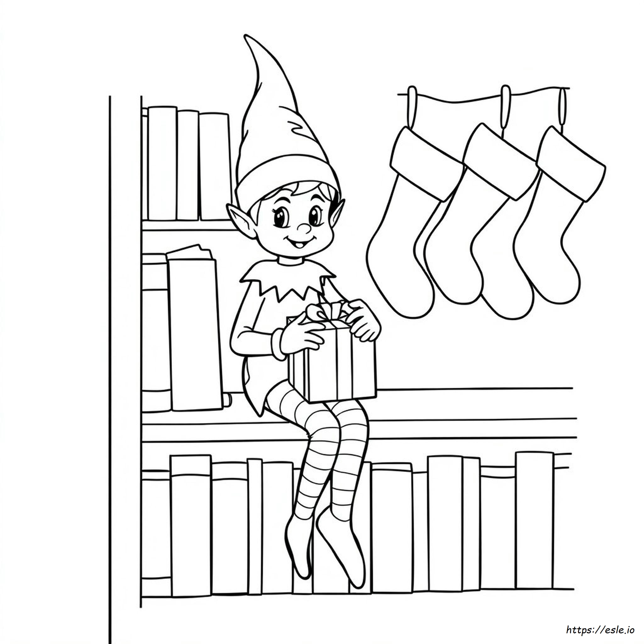 Kostenlose Elf On The Shelf Ausmalbilder Zum Ausdrucken