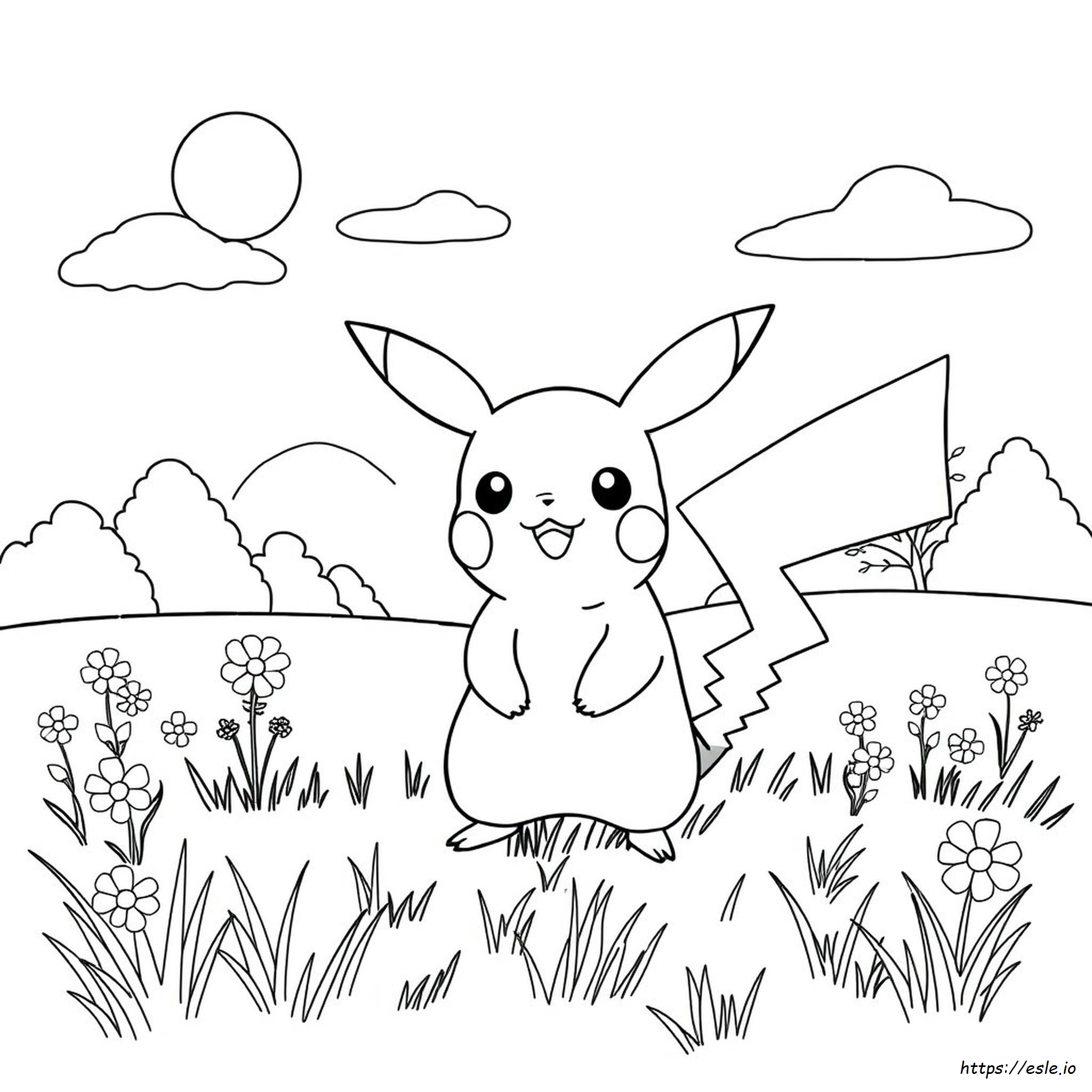 Free Printable Pikachu Coloring Pages