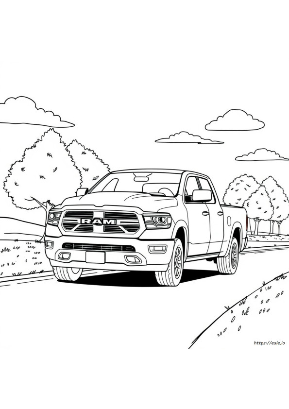 Dodge Ram 1500 Disegni Da Colorare