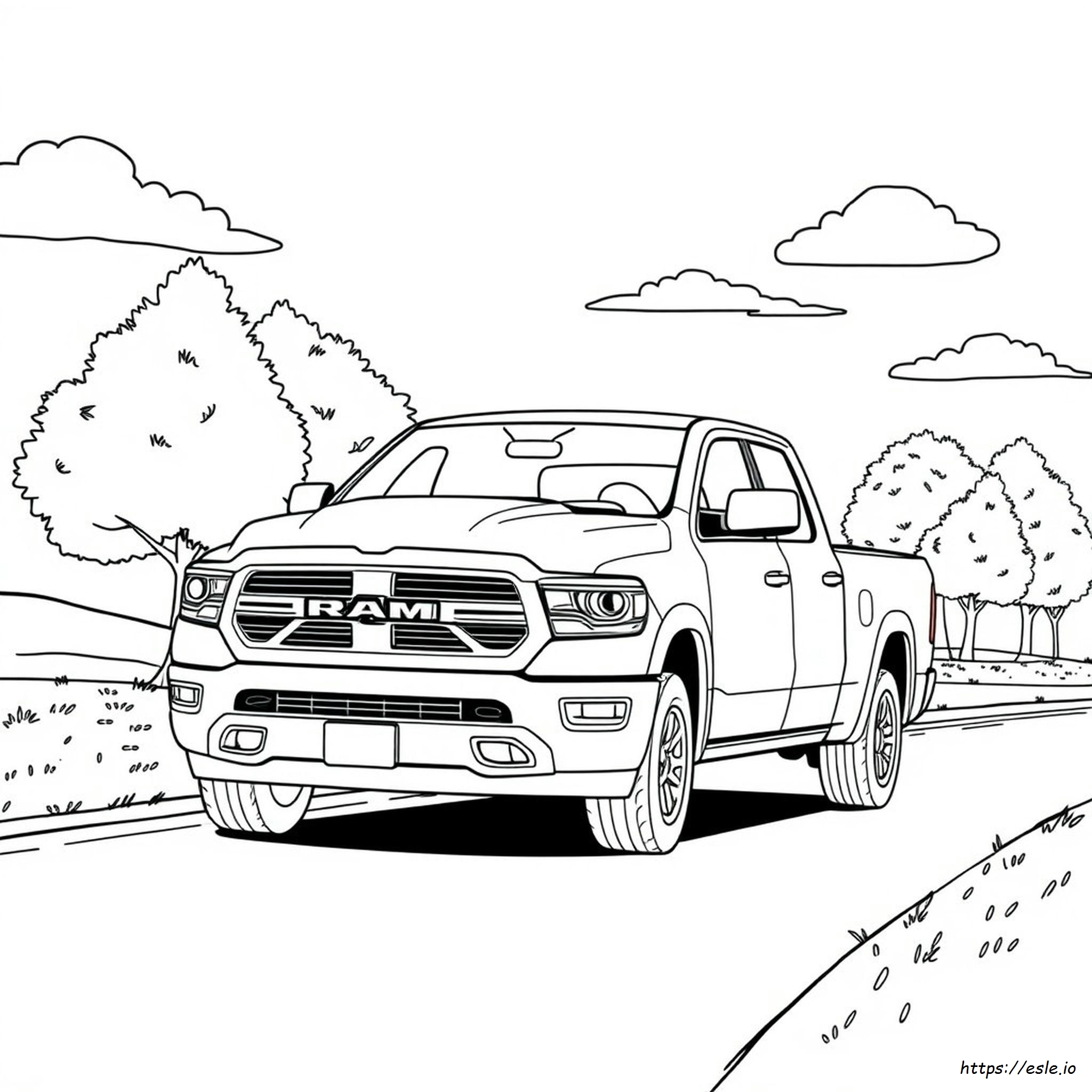 Dodge Ram 1500 Disegni Da Colorare