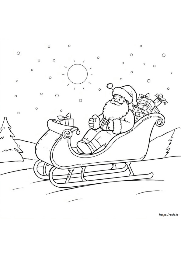 Papa Noel Kleurplaten