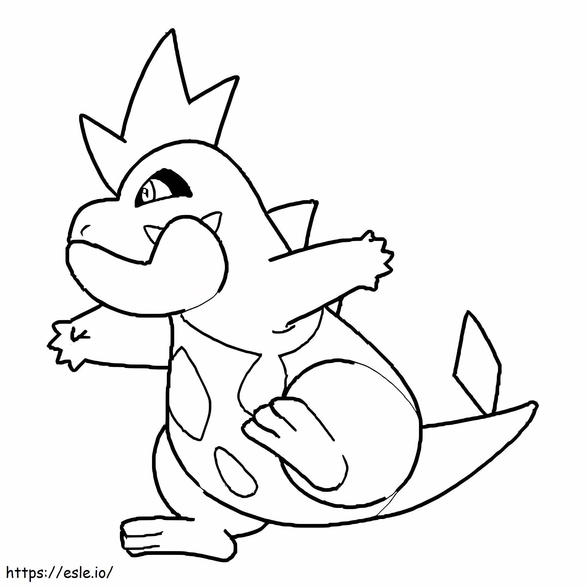 Coloriage Pokémon Croconaw gratuit à imprimer dessin