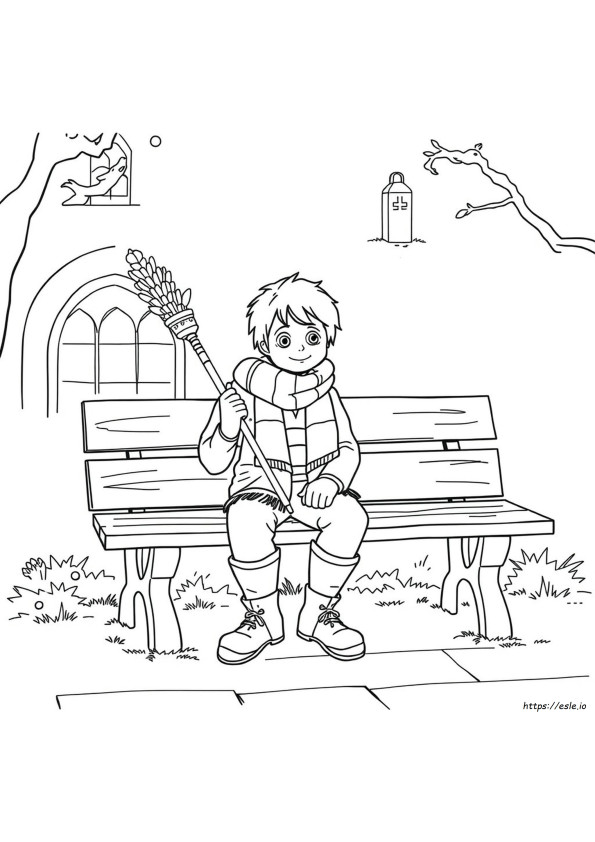 Ron Weasley Színező Oldalak