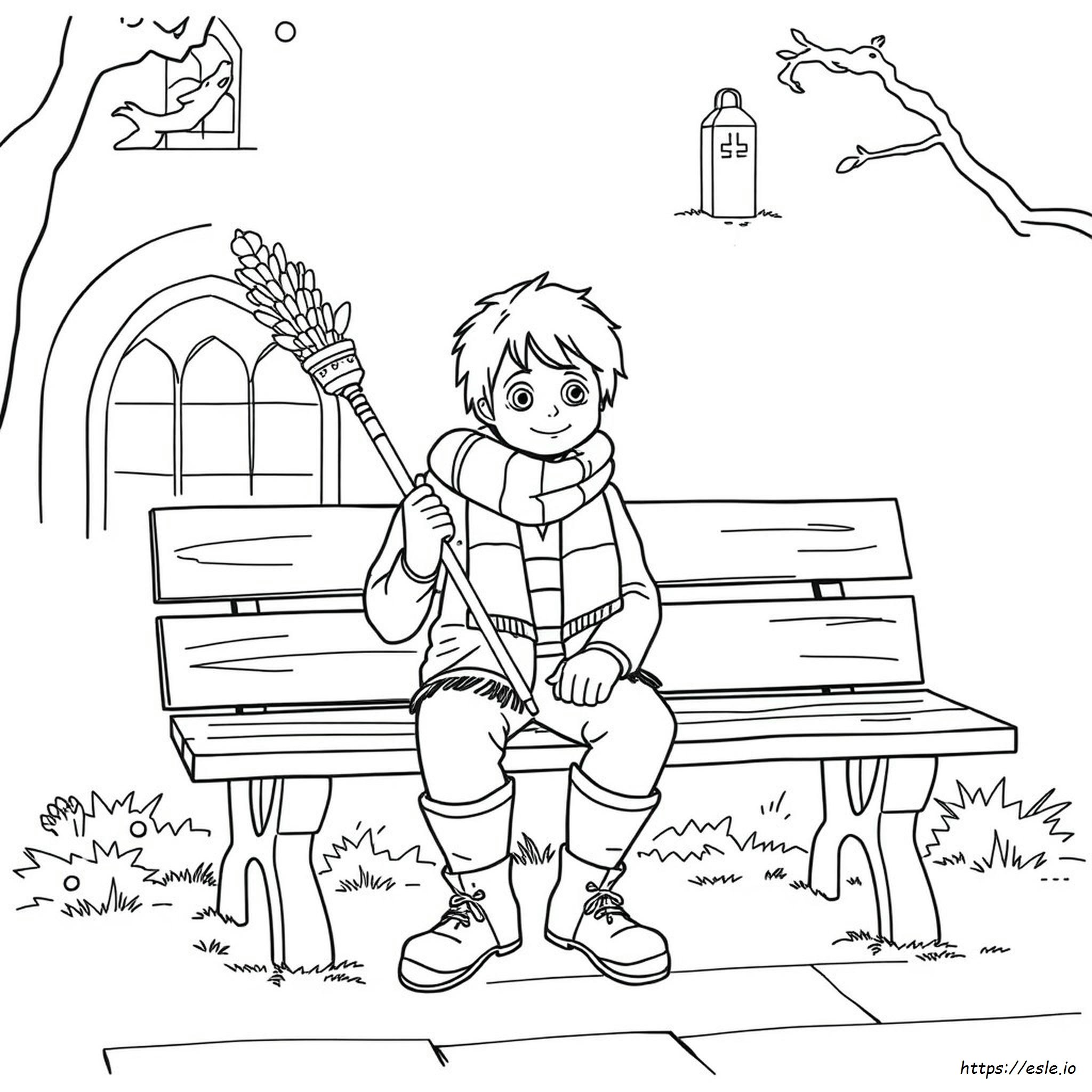 Ron Weasley Colouring Pages