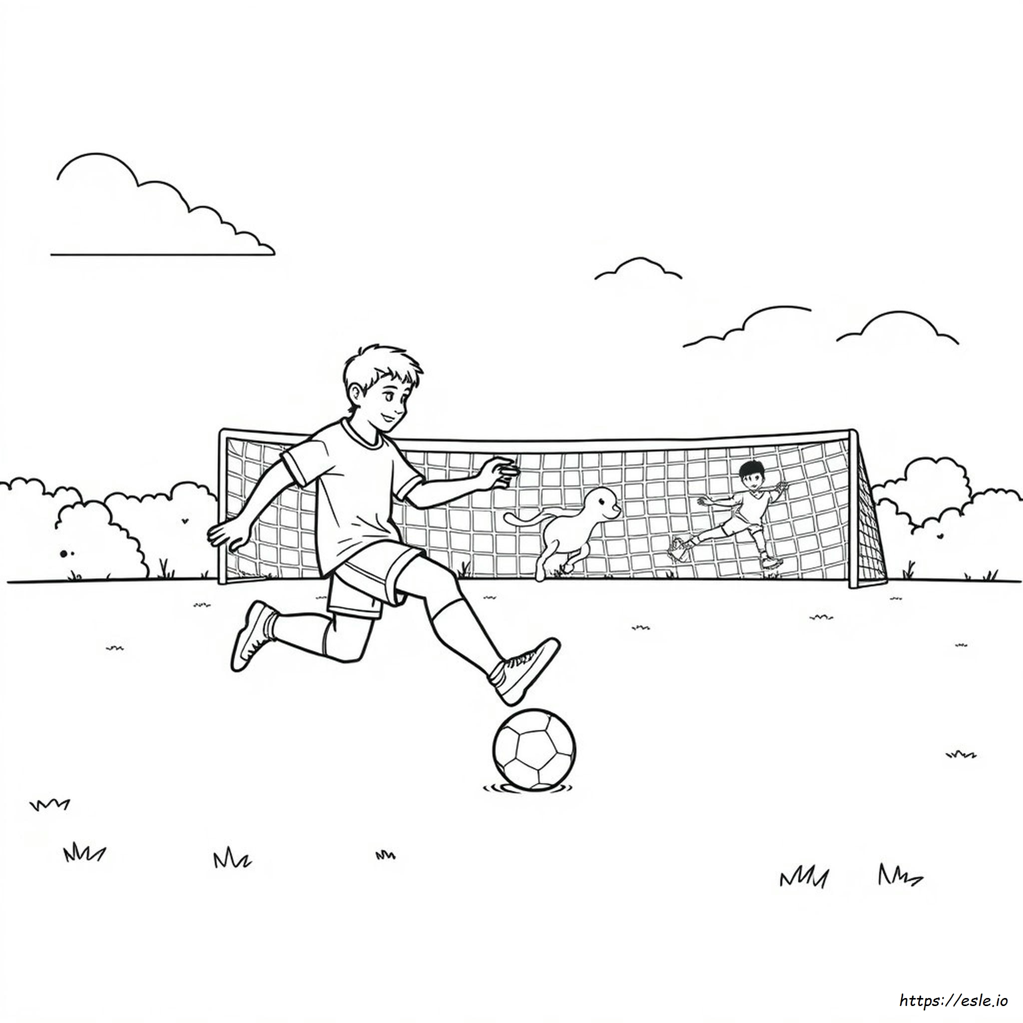 Soccer Coloring Pages Printable