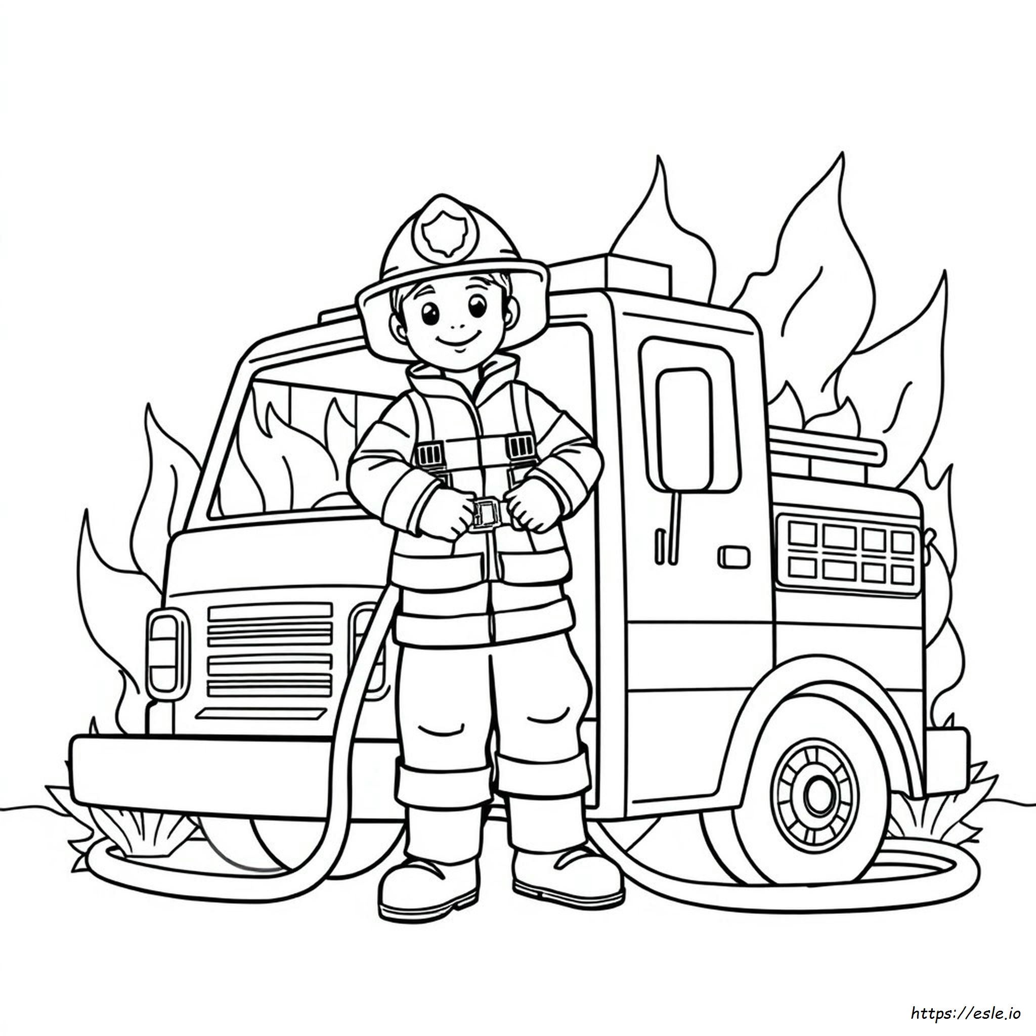 Vigili Del Fuoco Da Colorare E Stampare