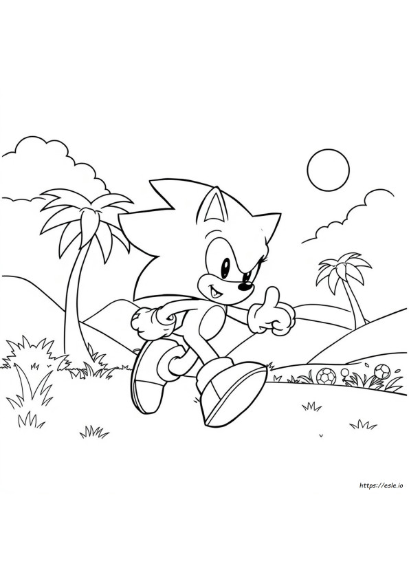 Darmowe Kolorowanki Do Druku Sonic The Hedgehog Dla Dzieci
