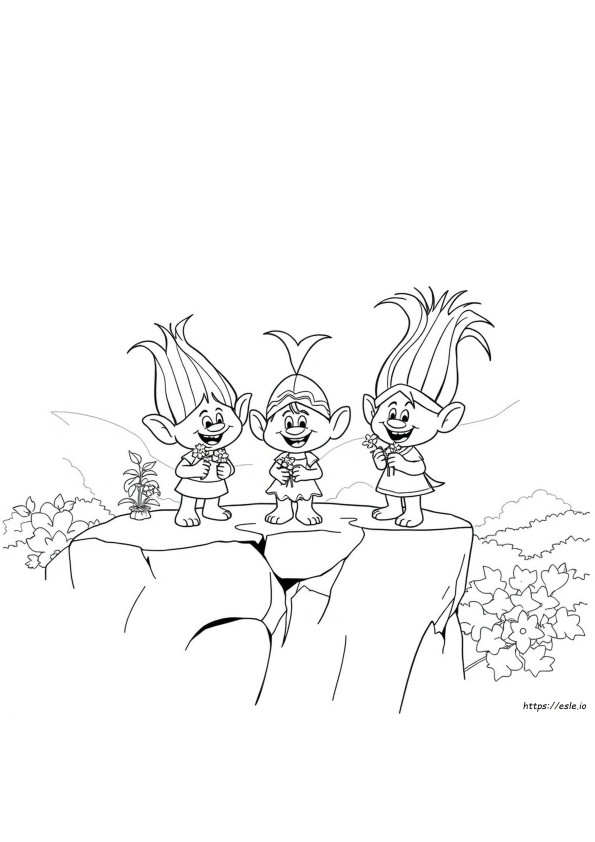 Trols Coloring Pages