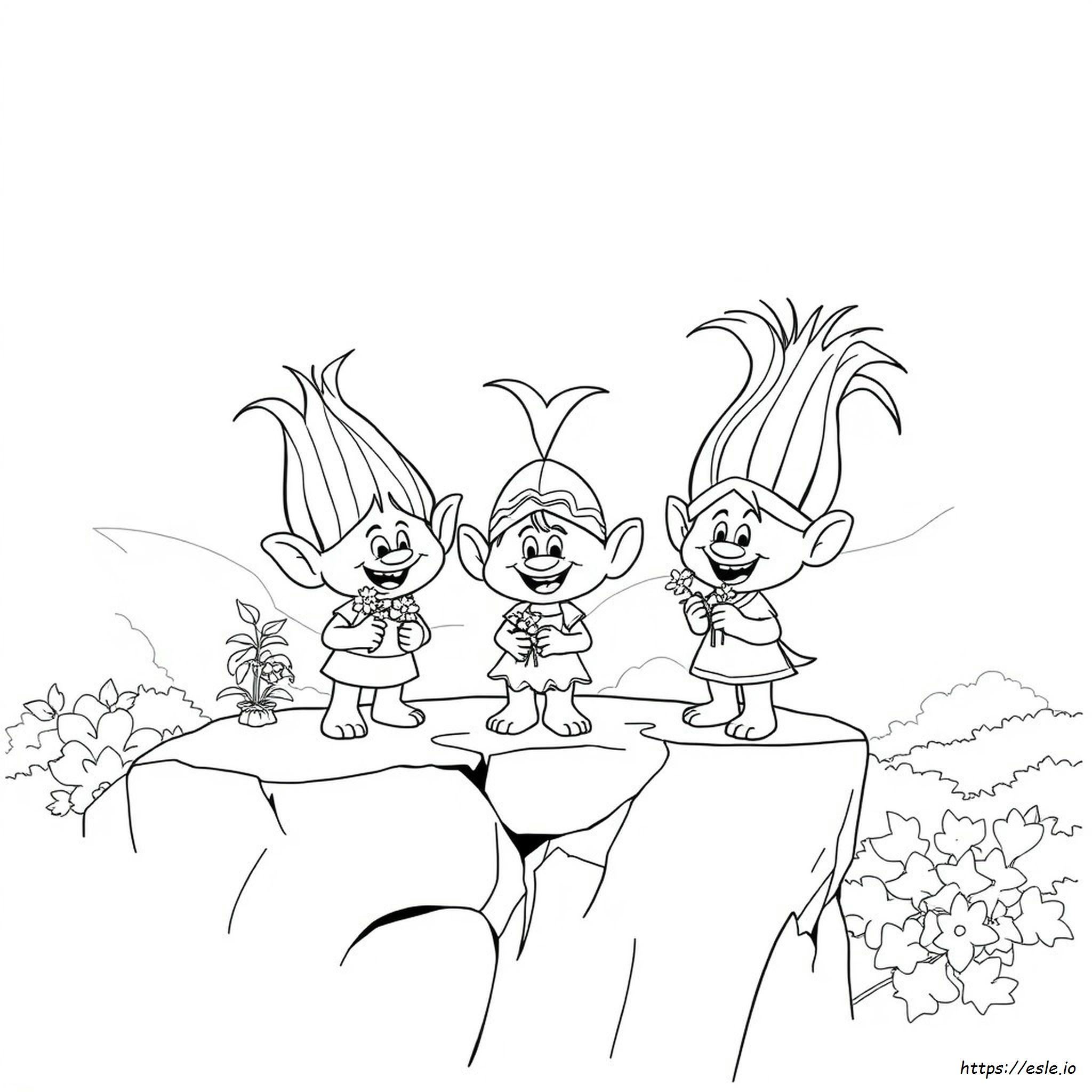 Trols Coloring Pages