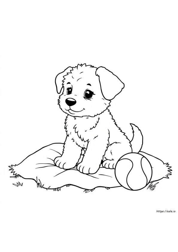 Adorable Puppy Coloring Pages