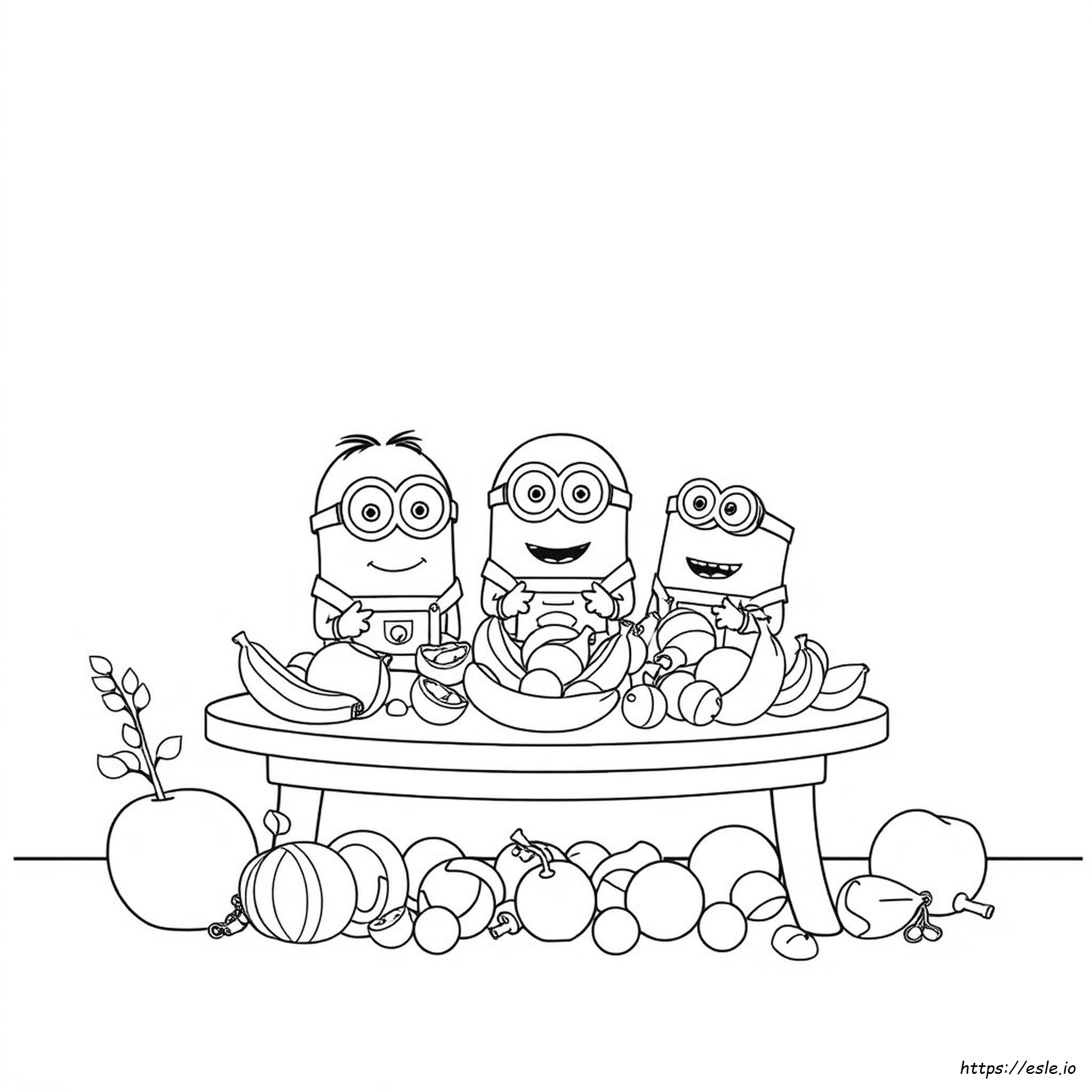 Coloriage Minions À Imprimer