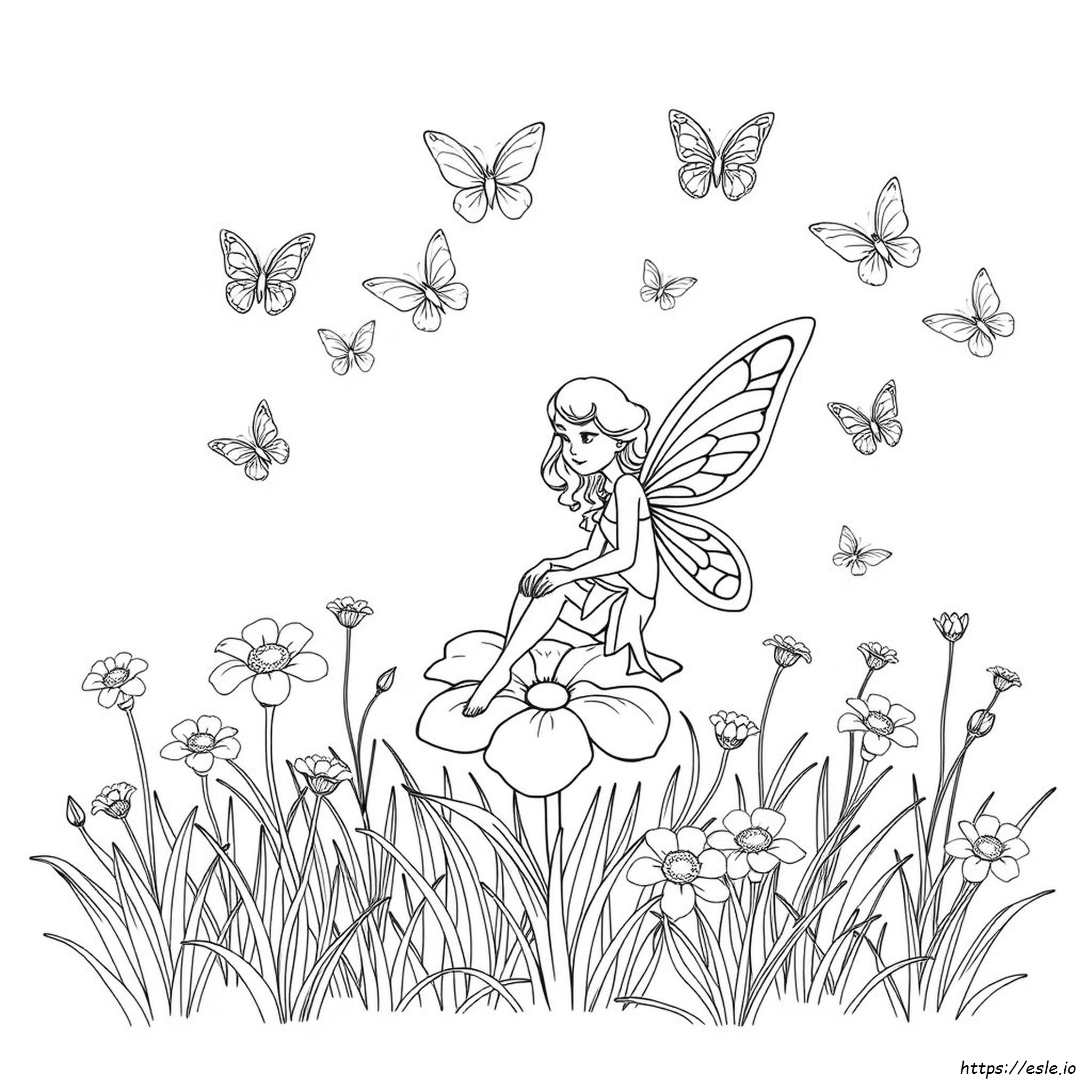 Fairy Coloring Pages For Adults