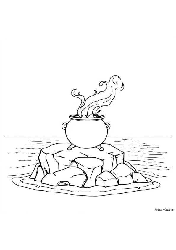 Coloriage Scauldron