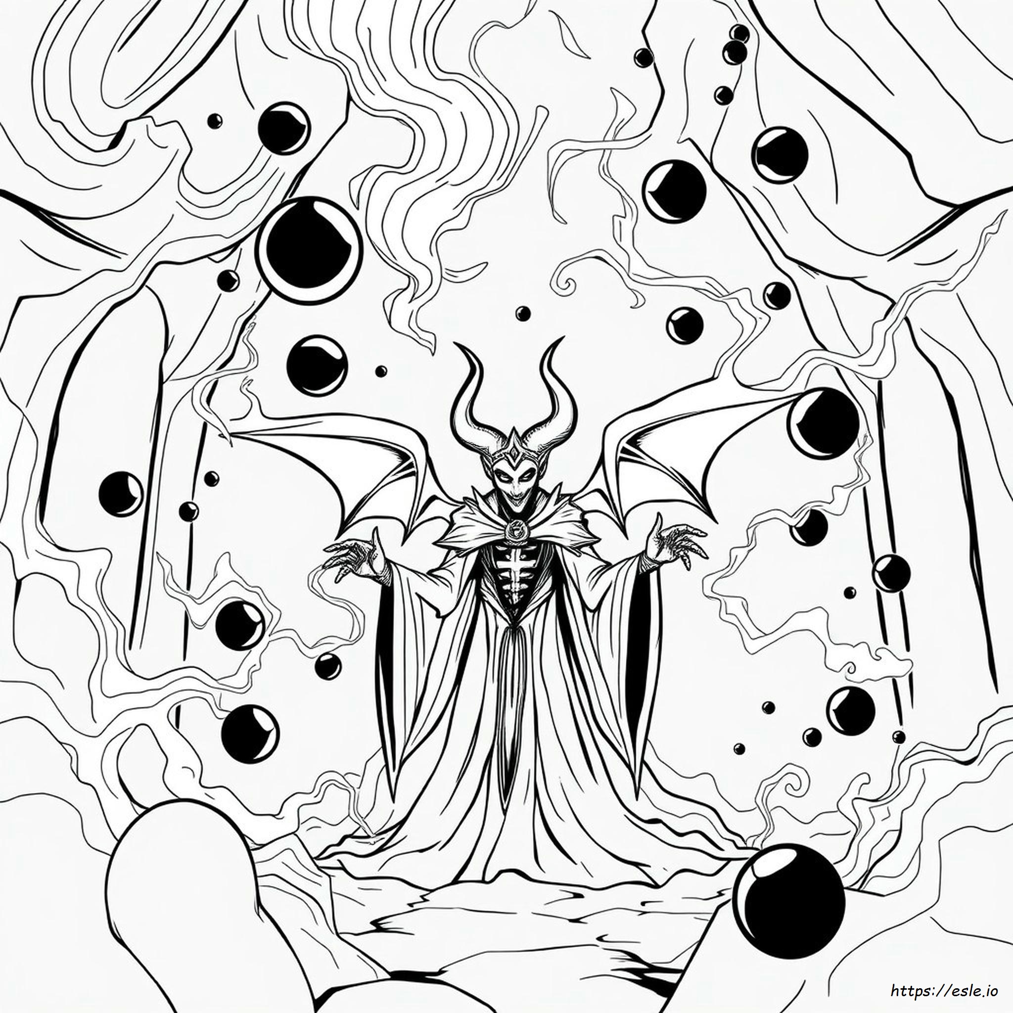 Mephiles El Oscuro Para Colorear