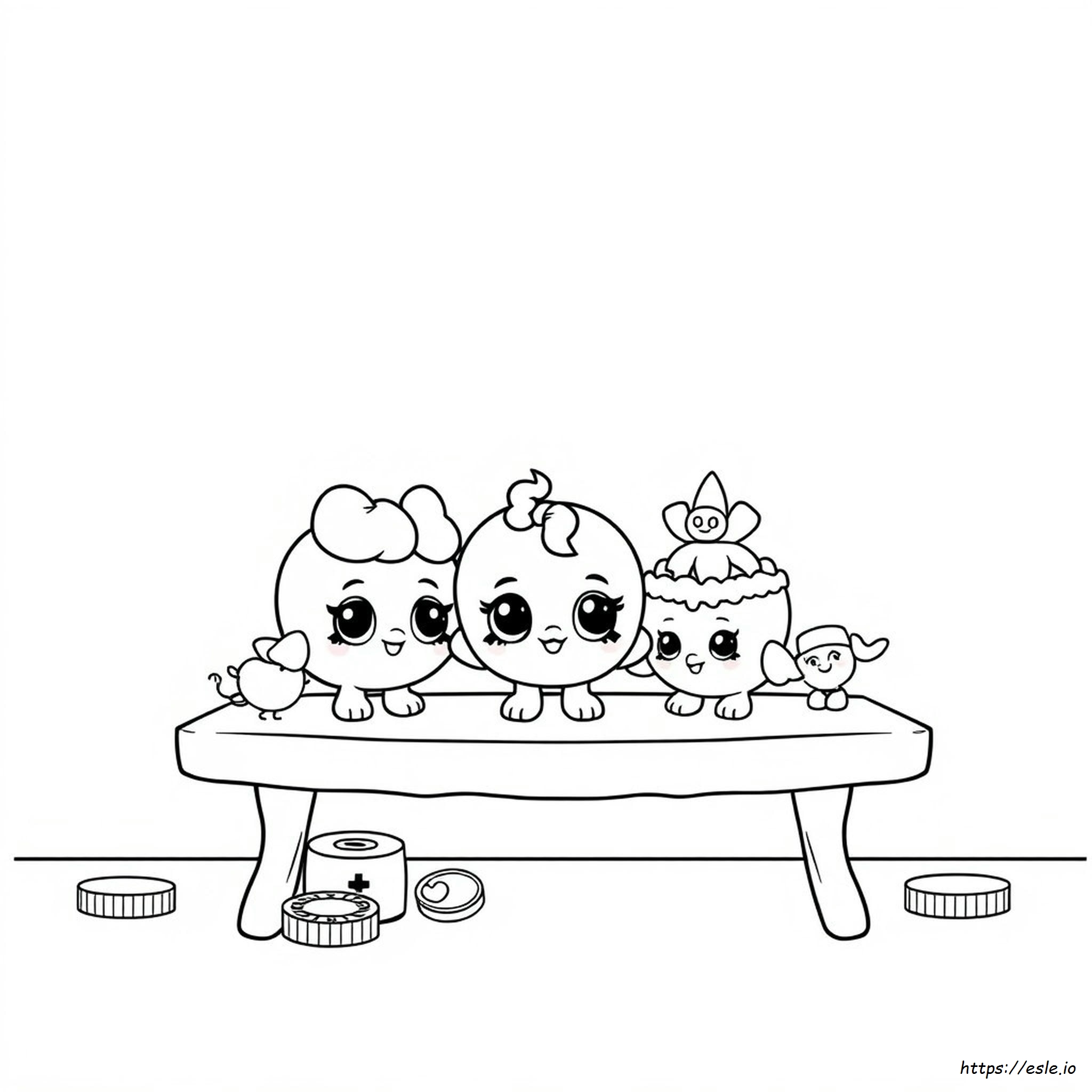 Shopkinz Coloring Pages