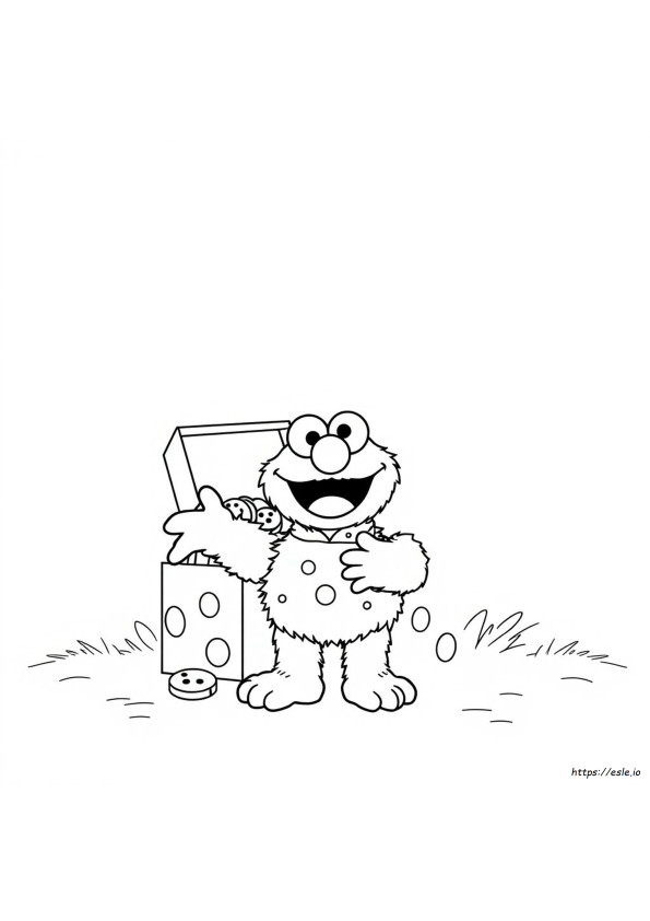 Coloriage Monstre Cookie