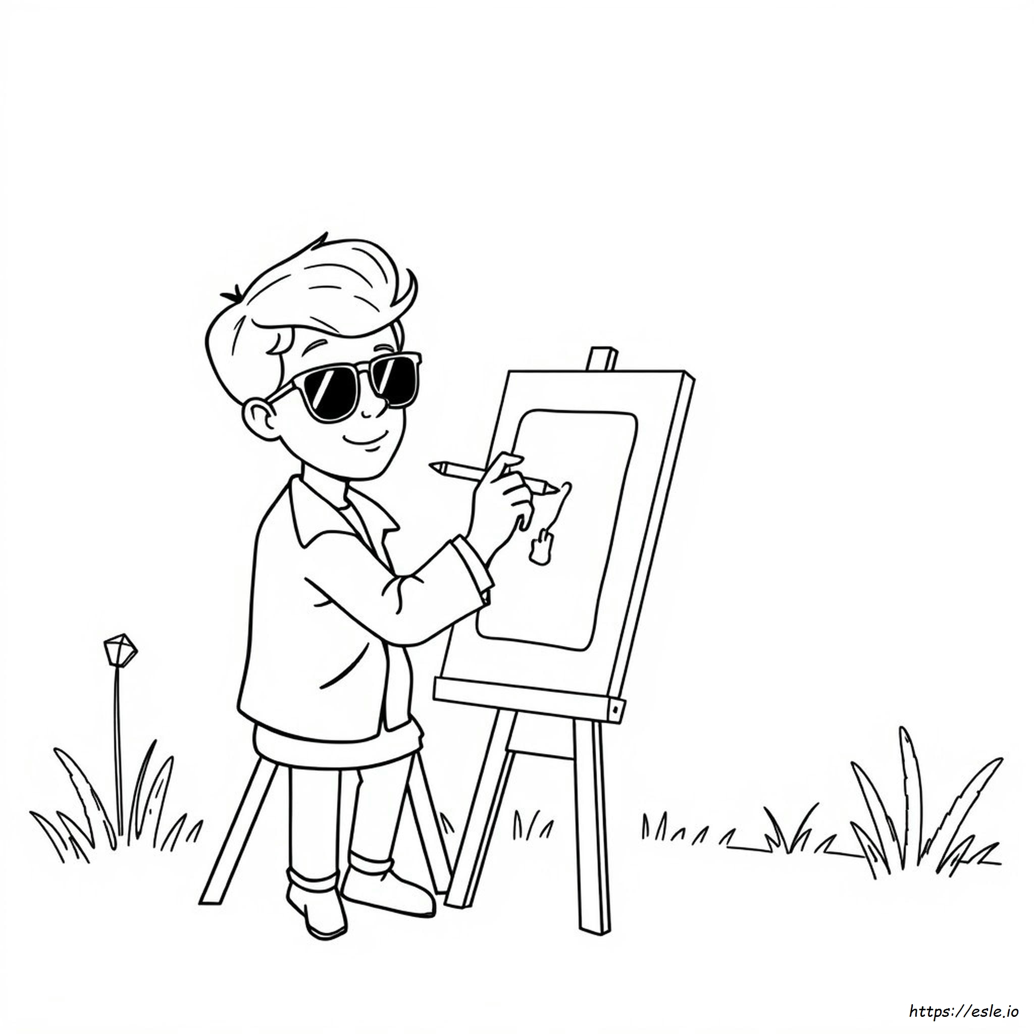 Drawing Harry Styles Coloring Pages