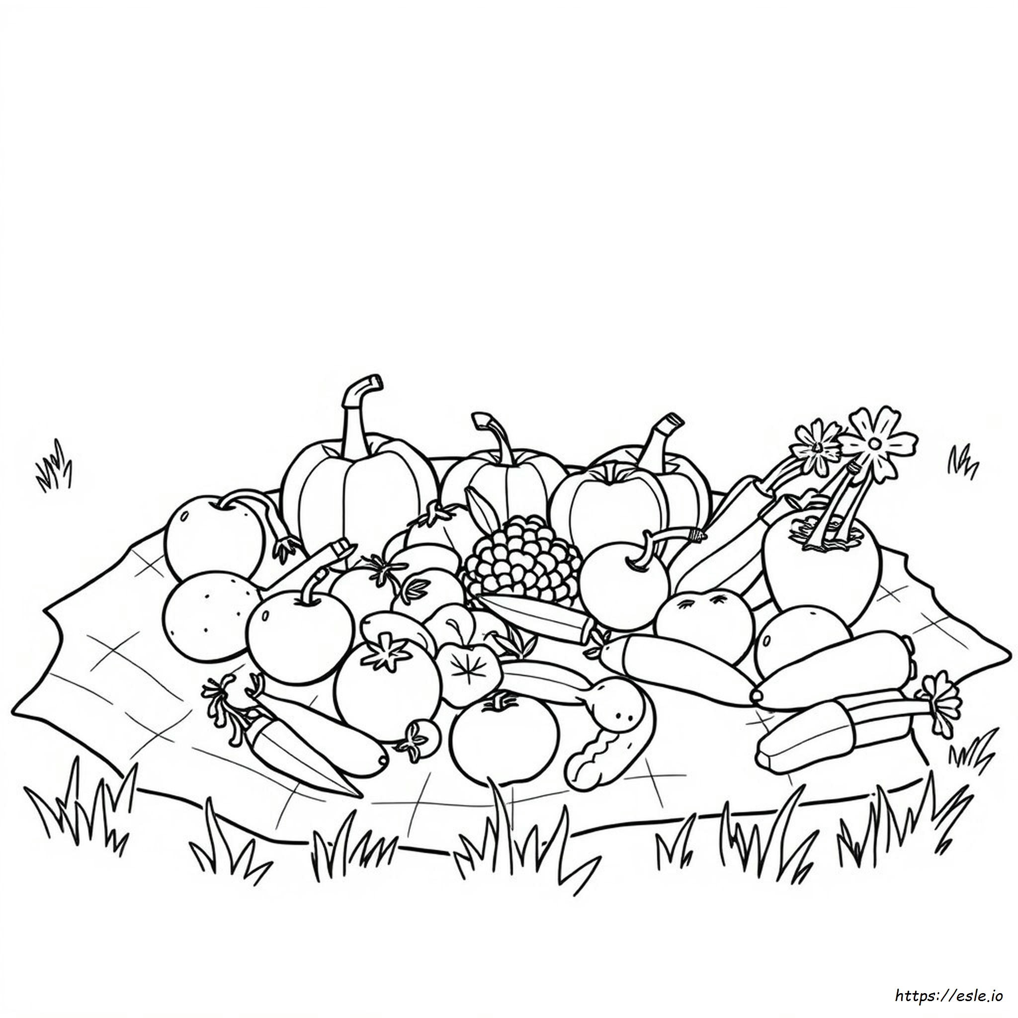 Comida Para Colorir