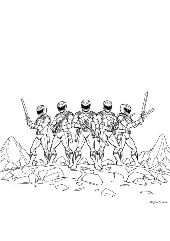 Kolorowanki Ryzyko-Rangersi