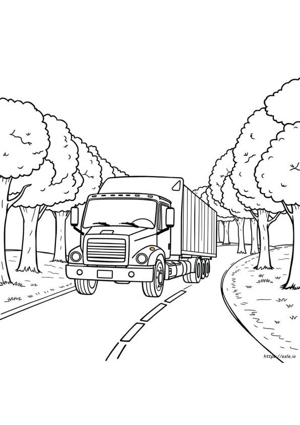 Disegni Da Colorare Di Camion