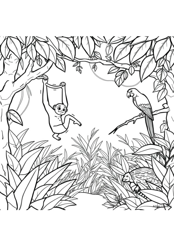 Coloriage Animaux Du Brésil