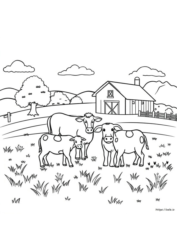 Farm Animals Coloring Pages Printable