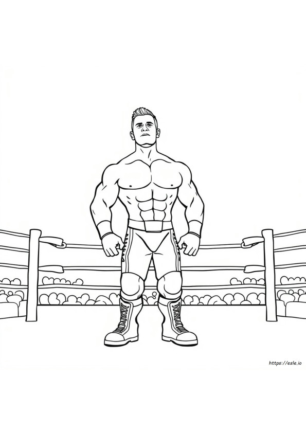 Coloriages John Cena À Imprimer