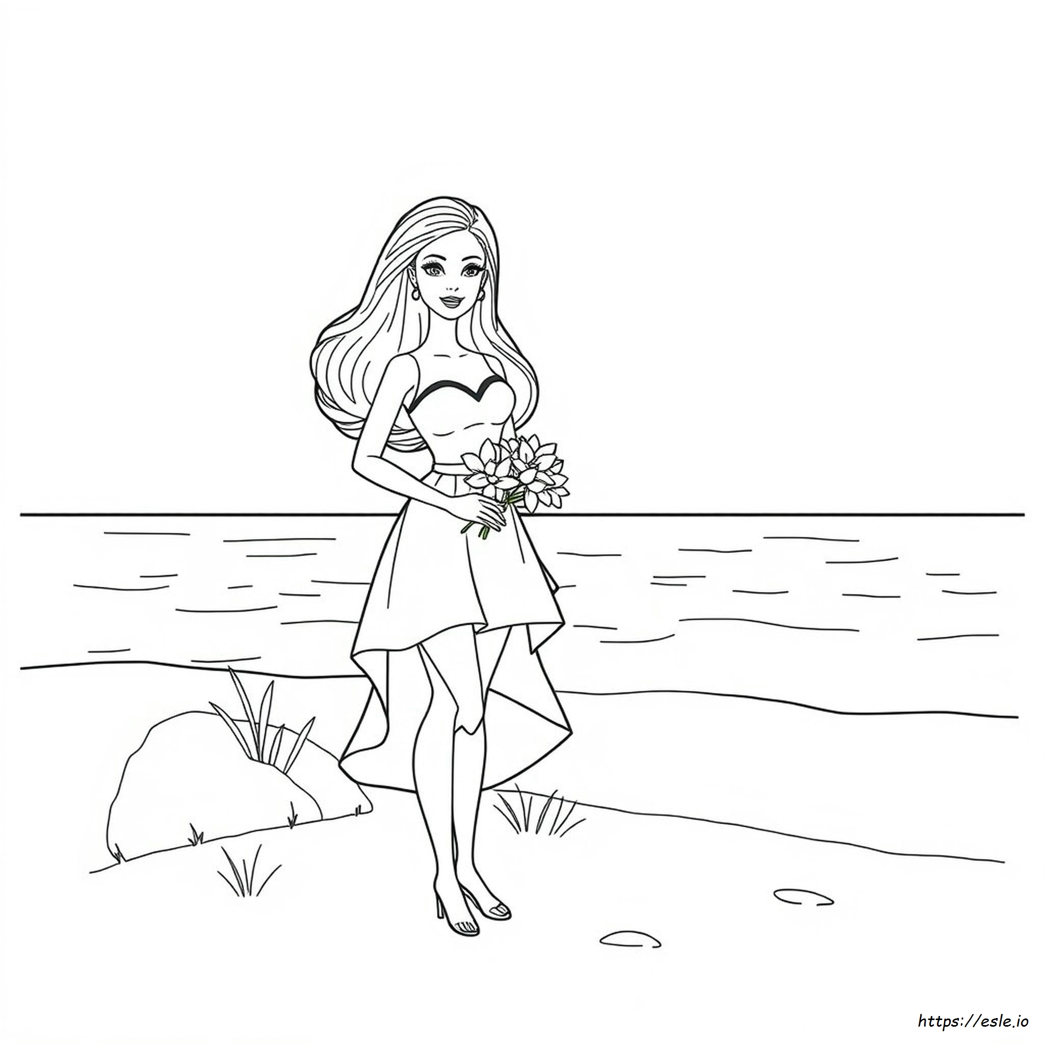 Barbie Doll Colouring Images