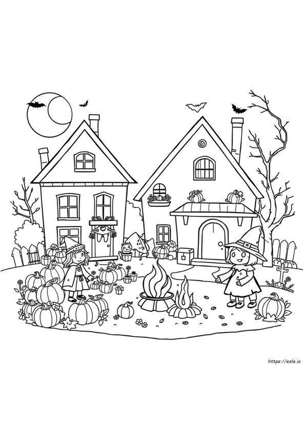 Printbare Halloween Kleurplaten En Activiteiten