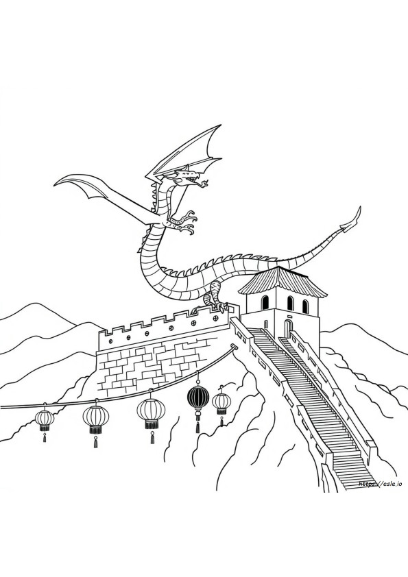 Immagini Della Cina Da Colorare