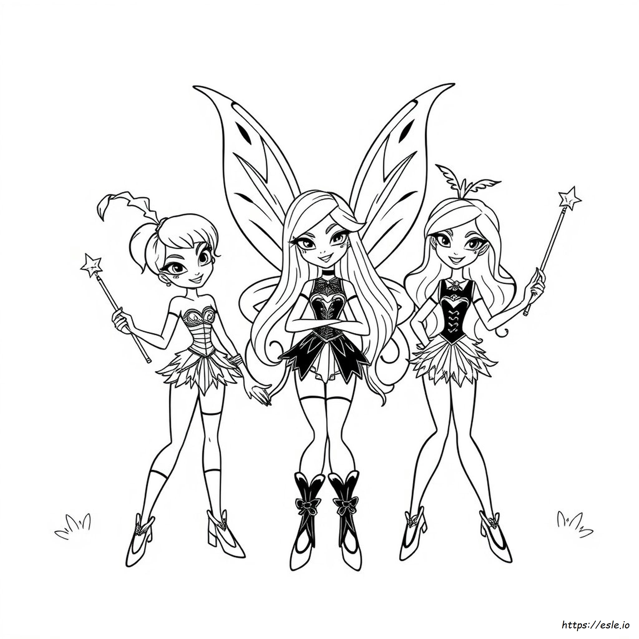 Winx Club Trix Boyama Sayfaları