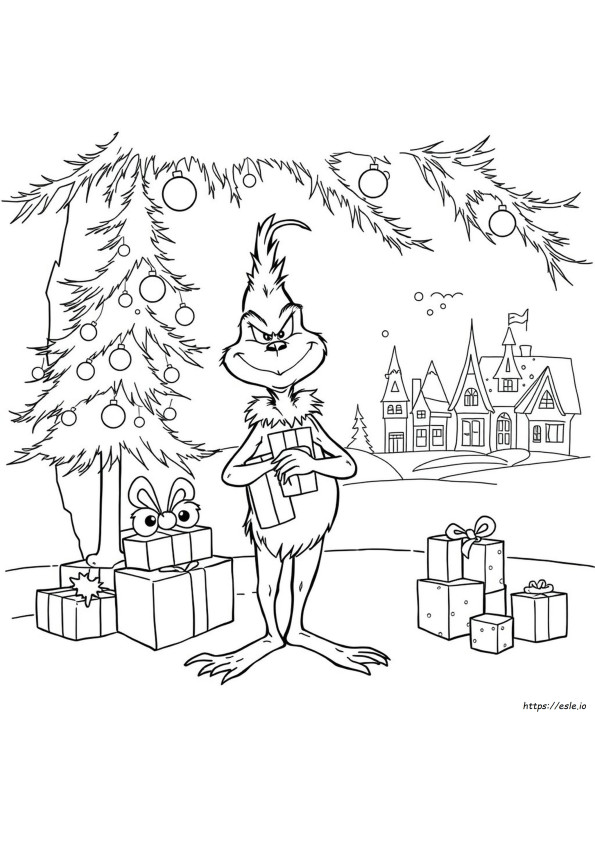 The Grinch Coloring Pages To Print