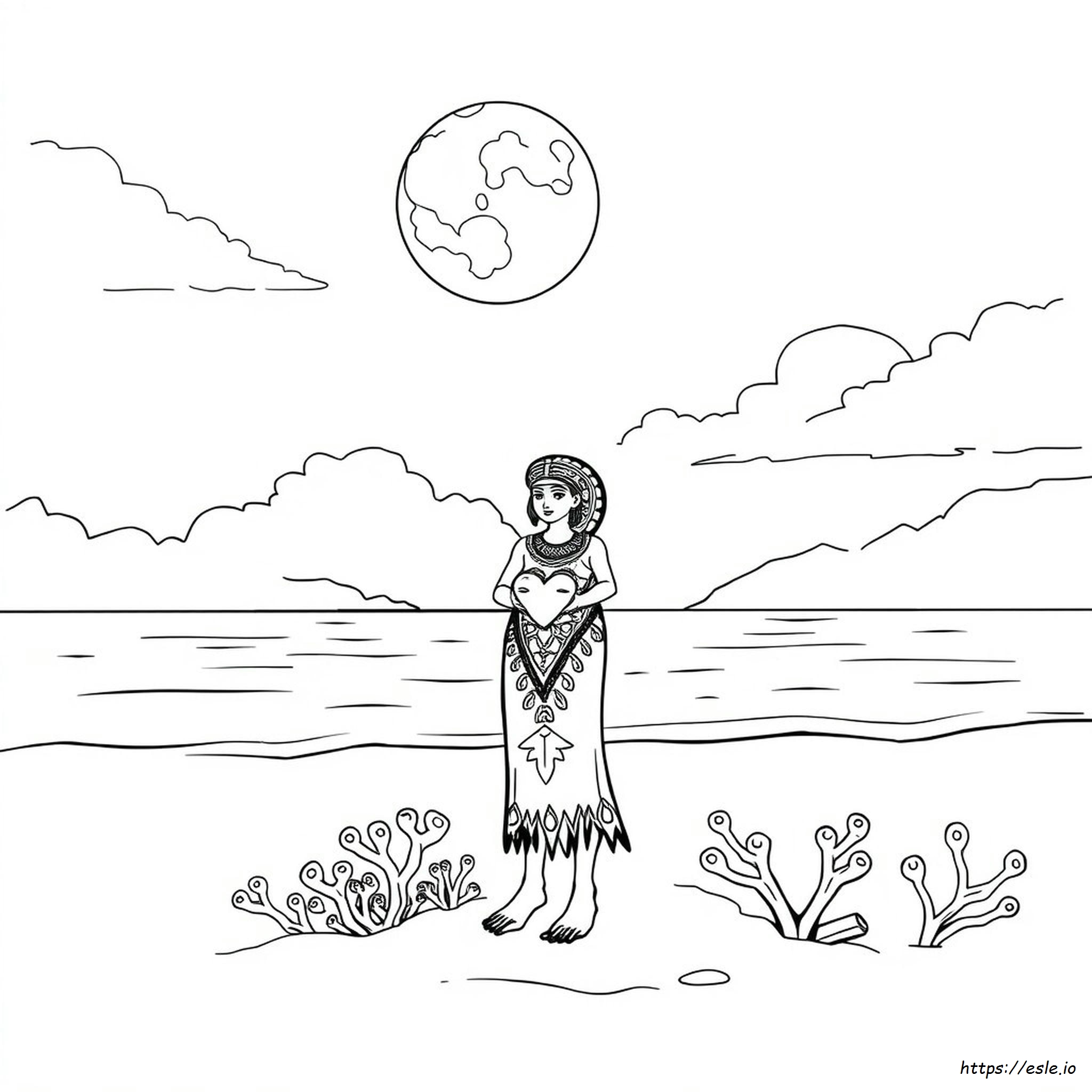 Te Fiti Coloring Pages