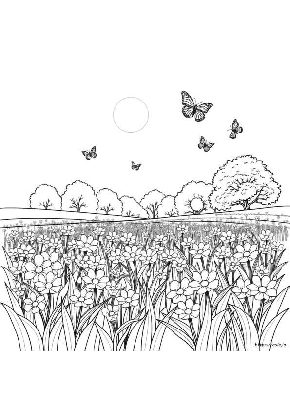 Coloriages Détaillés De Printemps