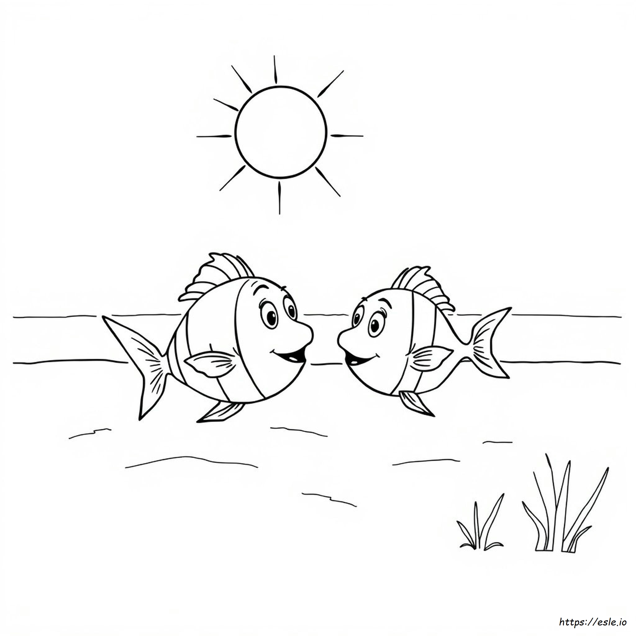 Dr. Seuss: Um Peixe, Dois Peixes Para Colorir