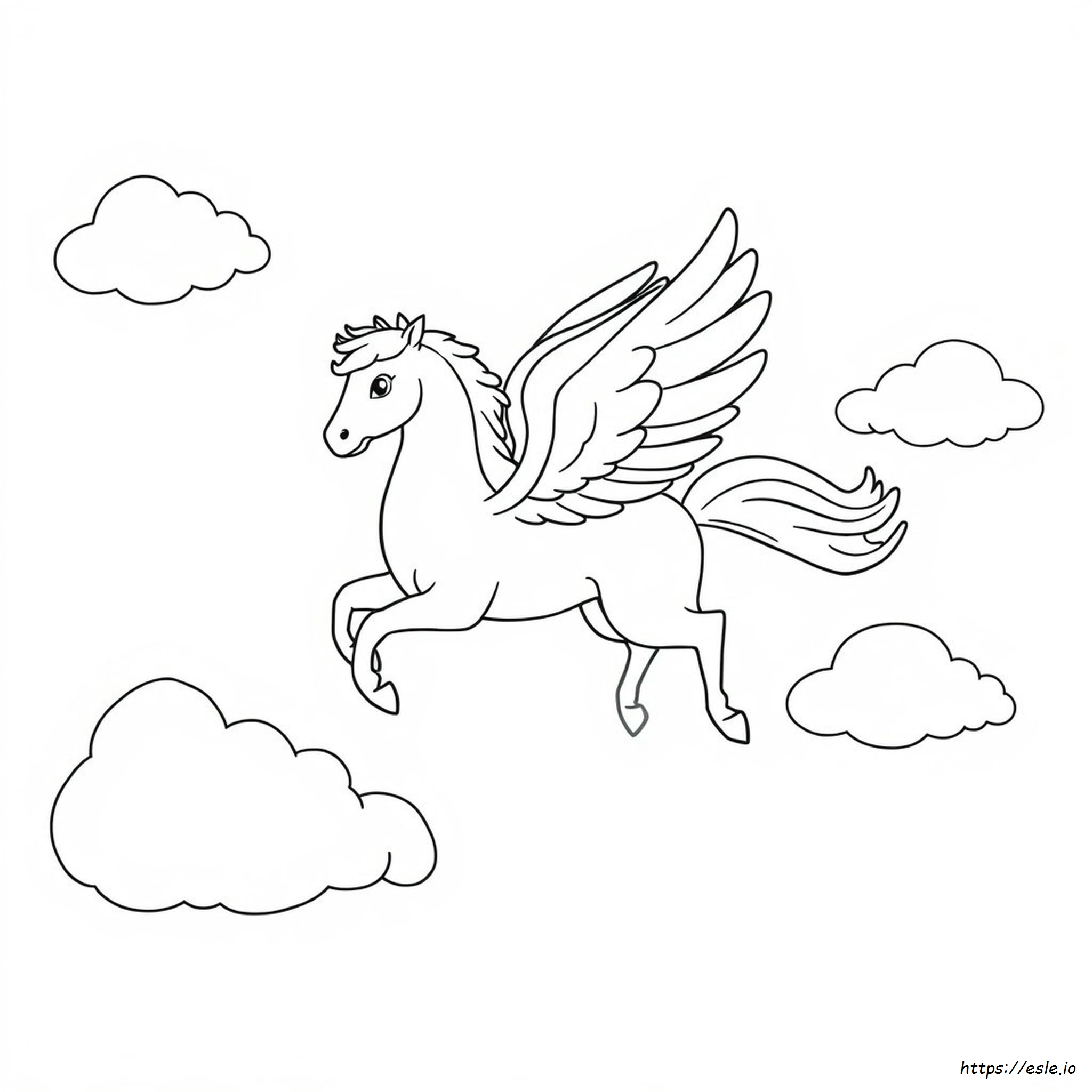 Free Printable Pegasus Coloring Pages