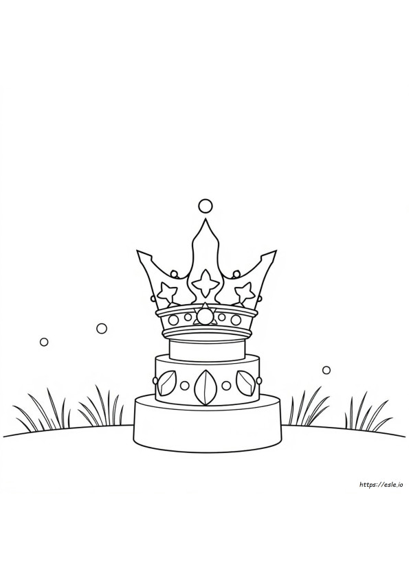 Coroa Para Colorir