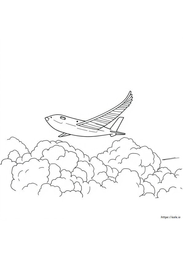 Coloriage Avion