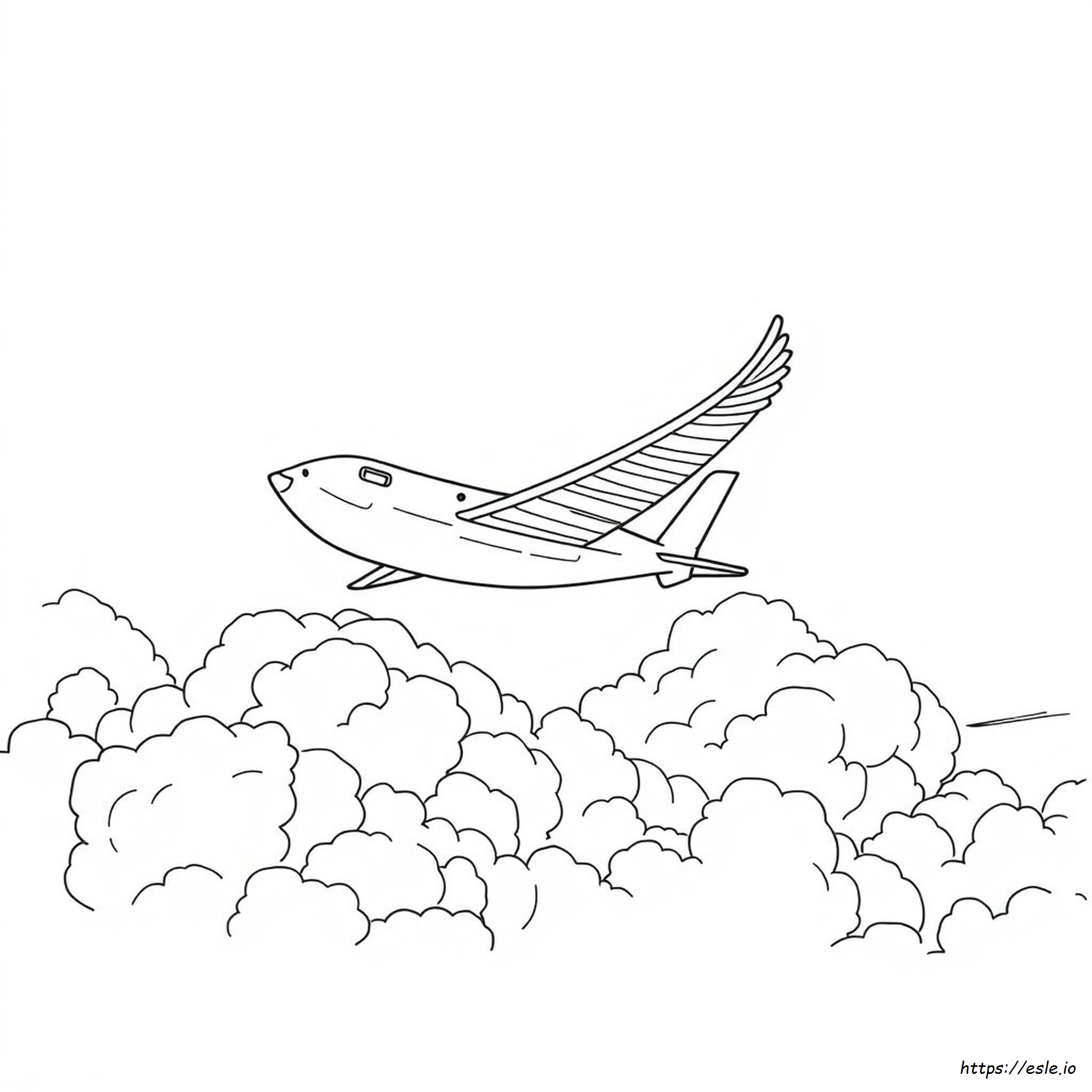 Coloriage Avion