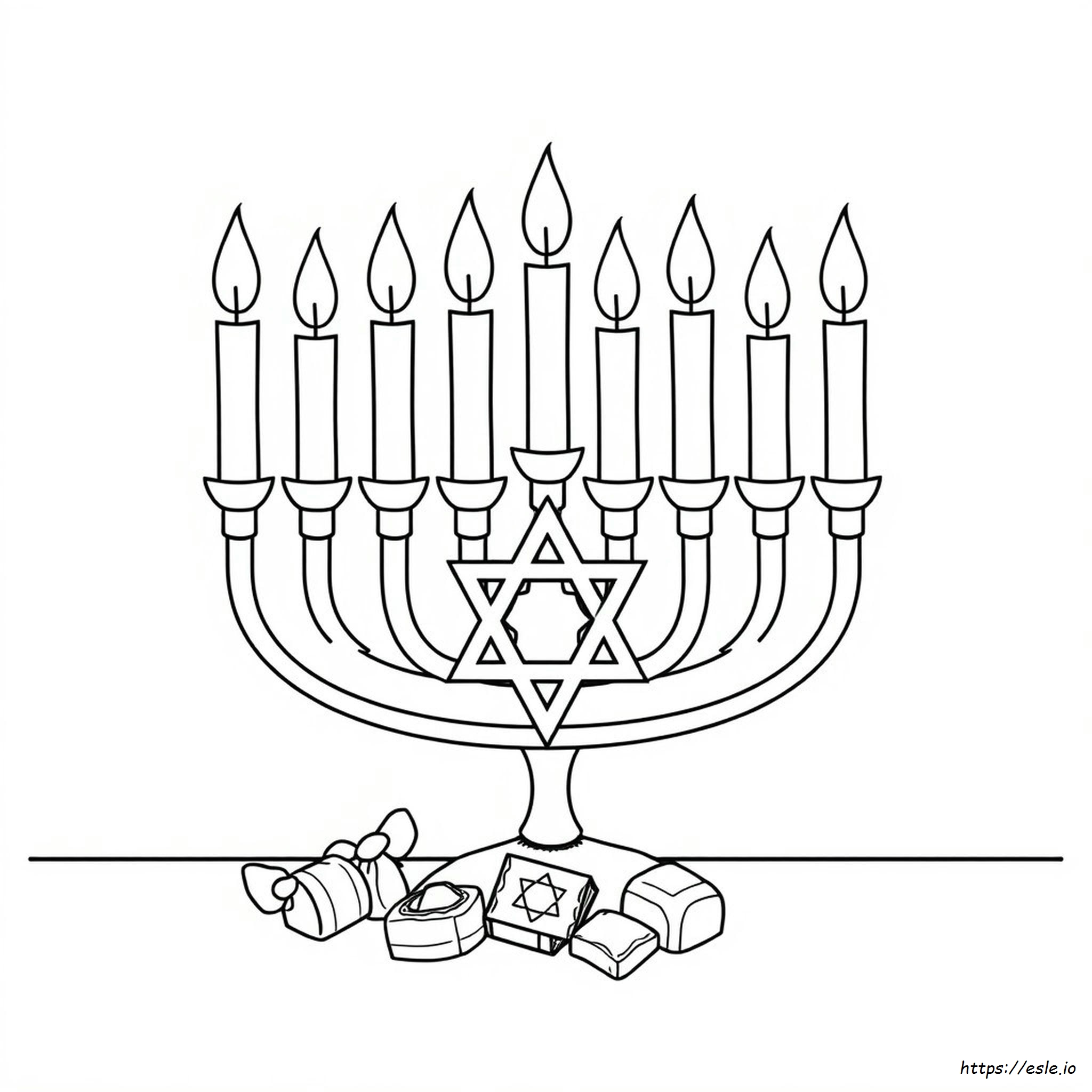 Hanukkah Coloring Pages Pdf