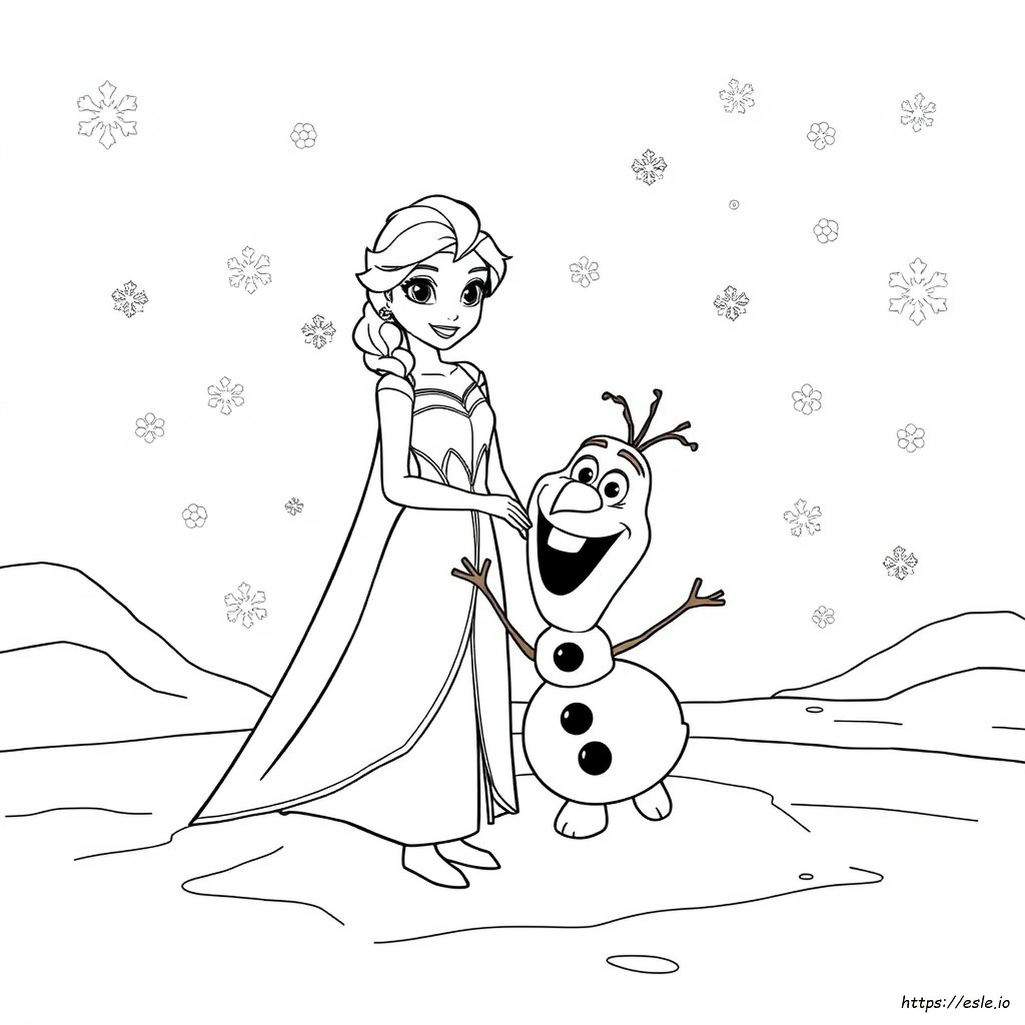 Free Frozen Coloring Pages Pdf